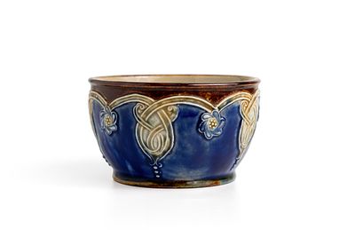 Сахарница в стиле модерн. Великобритания, Royal Doulton, 1900-е гг. 
Керамика, роспись, лепка. 
