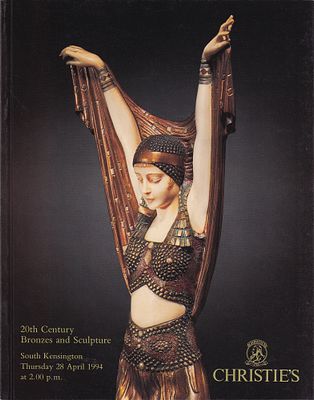 Каталог аукциона Christie's, Лондон, Бронза и скульптура ХХ века от 28 апреля 1994 года. 56 с. 