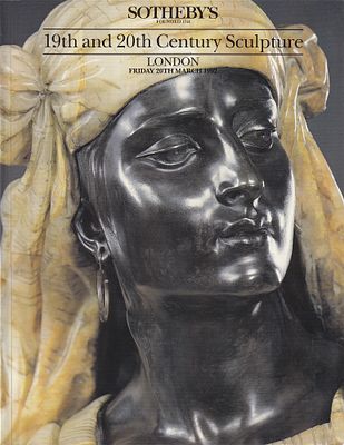 Каталог аукциона Sotheby's, Лондон, Скульптура XIX-XX века от 20 марта 1992 года. 92 с., ил., 27 