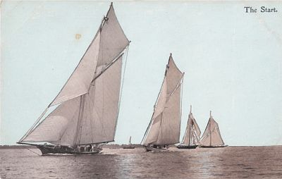 Почтовая карточка "Старт". Великобритания: McCaw Stevenson, 1904. Серия №40 Marcus Ward &amp; 