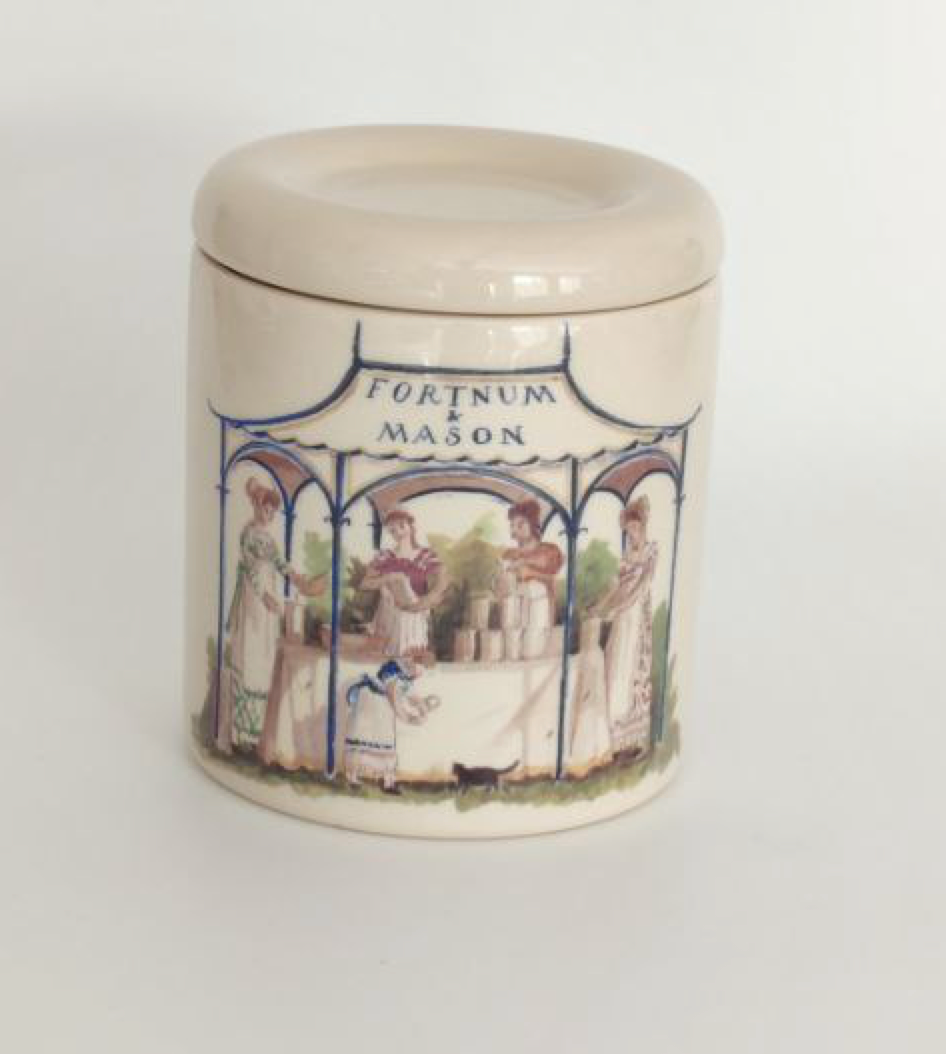 [без резерва] Винтажная банка для хранения сыра . Лондон: Fortnum &amp; Mason, 2000-2001 гг. 