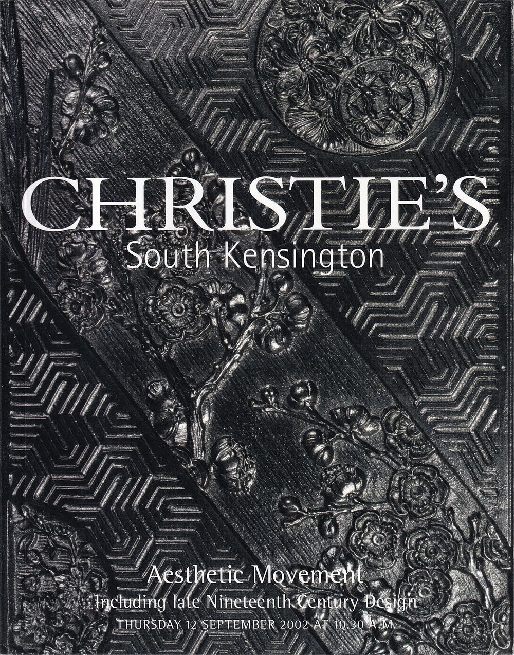 [без резерва] Каталог аукциона Christie's, Лондон, Предметы эстетического движения, включая 