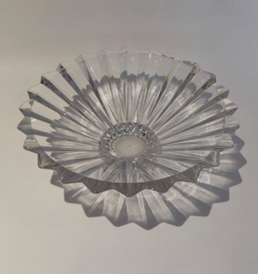 Блюдо под фрукты на ножке в стиле ар-деко. Германия: Rosenthal, 1990-2000-е гг. 
Хрусталь. 