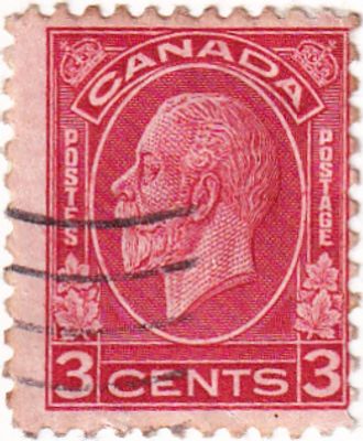 [Канада 1933] 1 марка &laquo;Король Георг V&raquo; из серии &laquo;King George V 1932-33 "Medallion" Coil&raquo;. Гашеная 
