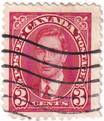 [Канада 1937] 2 марки &laquo;Король Георг VI&raquo; из серии &laquo;King George VI - 1937-38 - Definitives&raquo;. Гашена 