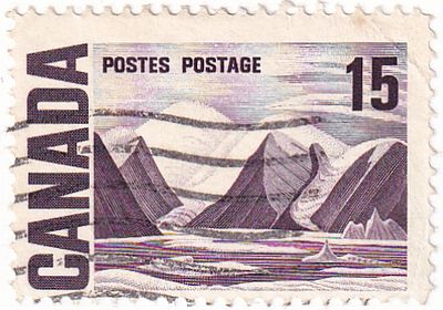 [Канада 1971] 1 марка &laquo;Лоурен Стюарт Харрис. Остров Байлот&raquo; из серии &laquo;Centennial Definitives 