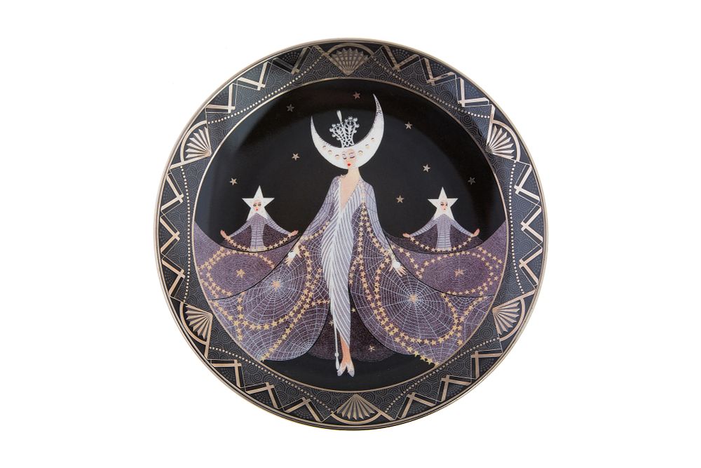 Коллекционная декоративная тарелка &laquo;Королева ночи&raquo; (Queen of the night). США, The Franklin Mint 