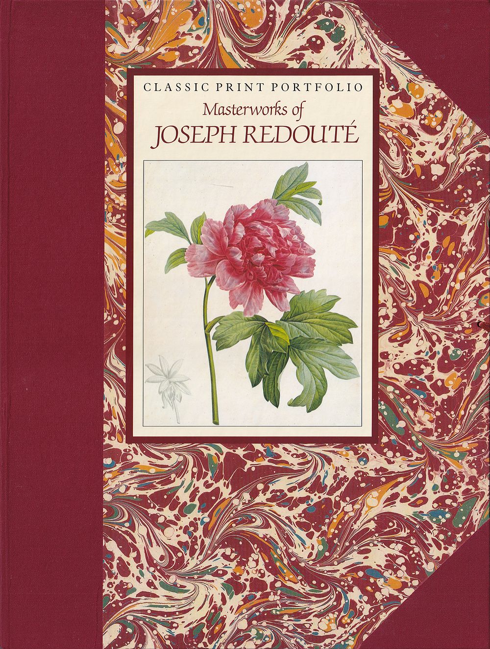 Шедевры Пьера-Жозефа Редуте (1759–1840): Папка с 2 плакатами. Лондон: Studio Editions Limited 