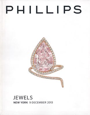 Каталог аукциона Phillips, Нью-Йорк, Украшения от 9 декабря 2013 года. 106 с., ил., 24,5 х 31 см 