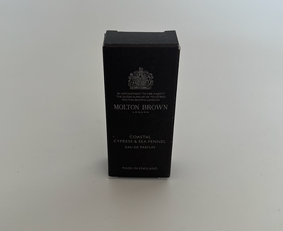 Миниатюрный пробник парфюмированной воды Coastal Cypress & Sea Fennel от Molton Brown. Великобрит 
