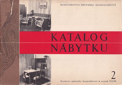 Каталог мебели. Том 2. Прага: Kniznice mistniho hospodarstvi, 1955 
18 л. ил., 21 х 20 см 
В 