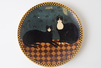 Коллекционная декоративная тарелка &laquo;Благовоспитанные коты&raquo; (Proper Cats) из серии &laquo;Warren 