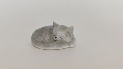 [без резерва] Коллекционная фарфоровая фигурка спящего кота из серии &laquo;Cats of Character&raquo;. США: 