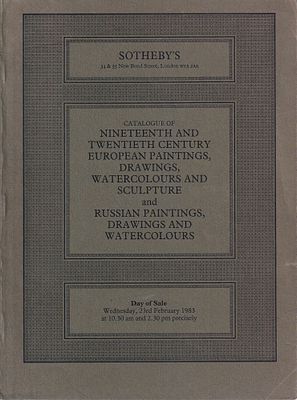 [с результатами торгов] Каталог аукциона Sotheby's, Лондон, Европейская и русская живопись и 