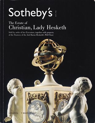 Каталог аукциона Sotheby’s, Лондон, Усадьба Кристиан, леди Хескет от 7 марта 2007 года. 280 с. 
