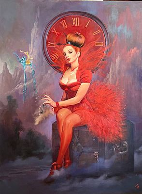 "Ора". Наталия Осадчук. Холст на подрамнике, масло. 
Размеры: 120 х 90 см. 
Наталия Осадчук - 