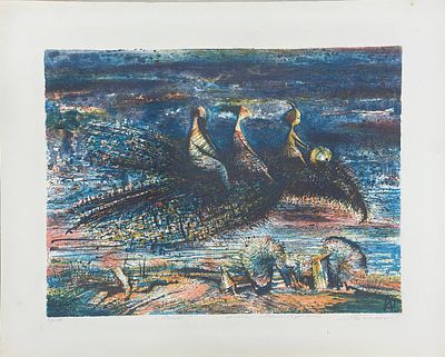 Цветная литография "Полёт". Бобрусов Алексей Леонидович. Размеры: 50 х 40 см. 
Алексей 