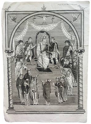 Гравюра на меди "Карл Смелый". Германия. . В верхнем правом углу "Imago h&aelig;c poni debet in to. II 