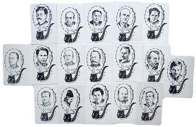 [Из книг Э. Гетманского] Экслибрисы. Серия "Репрессии". 17 штук. Владимир Чекарьков. . Размер: ~ 