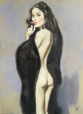 "После". Наталия Осадчук. Холст на подрамнике, масло. 
Размеры: 80 х 60 см. 
Наталия Осадчук - 