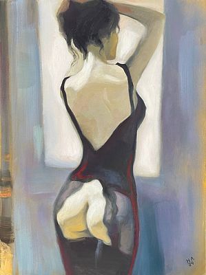 "НЮ". Наталия Осадчук. Холст на подрамнике, масло. 
Размеры: 80 х 60 см. 
Наталия Осадчук - 