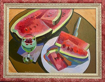 "Вкус лета". Захарова Дария. Холст на подрамнике, масло. 
Размеры: 46 х 37 см. 
Захарова Дария 