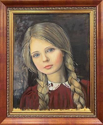 &laquo;Светлая душа&raquo;. Неизвестный художник. Холст на картоне, масло. 
Размеры: 52 х 62 см. 