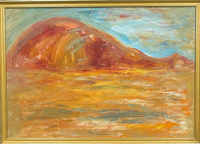 [Вторая волна русского авангарда] "Гора Верблюд". Юлия Долгорукова. 2025 год. Холст на 