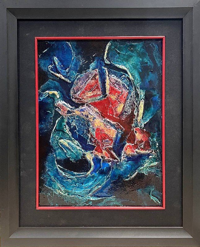 [Неповторима] "Танец стихий". Александр Черный. . Размеры: 47 х 39 см. 
Александр Черный: "В 