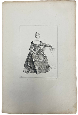 Офорт. Рисунок 68. Первая треть XVIII века. Бумага Верже. 
Размеры: 52.5 х 35 см. 
Из альбома: 