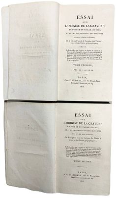 [На французском языке/ Полный комплект] Essai sur l'origine de la gravure en bois et en 