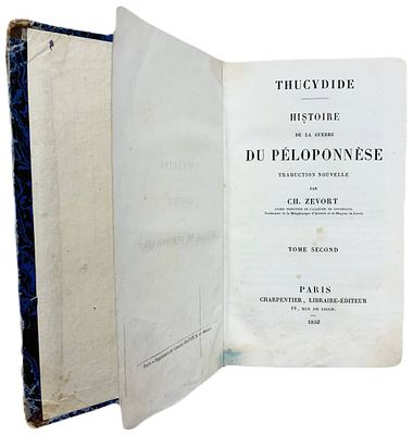 [На французском языке] Thucydide "Histoire de la guerre du Peloponnese"/ Фукидид "История 