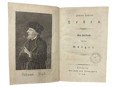 [XVIII век] [Иоганн Фридрих Вильгельм Тишер] Johann Hu&szlig;ens Leben. Ein Lesebuch f&uuml;r den B&uuml;rger. 