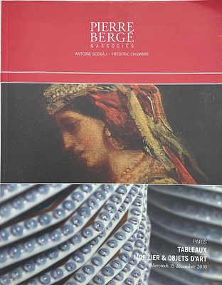Каталог аукциона Pierre Berge & Associes. 15 декабря 2010 год. Посвящен торгам в категории 