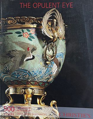Каталог аукциона Christie’s "Роскошный взгляд. Декоративно-прикладное искусство Европы". Лондон 