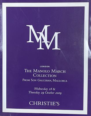 Каталог аукциона Christie’s "Коллекция Маноло Марча из Сон‑Гальсеран, Мальорка". Лондон, 29 