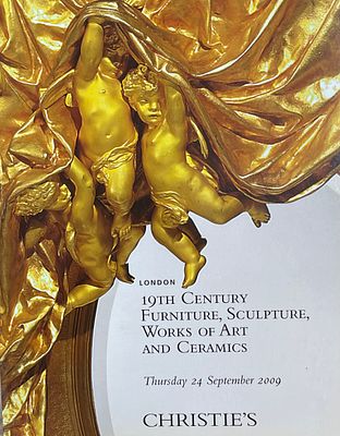 Каталог аукциона Christie’s "19 век. Мебель, скульптура и керамика, произведения искусства". 