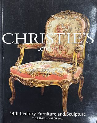Каталог аукциона Christie’s "19 век. Мебель и скульптура". Лондон, 21 марта 2002 год. 