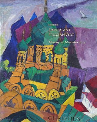 Каталог аукциона Christie’s "Русское искусство". Лондон, 25 ноября 2013 год. 
Состояние: следы 