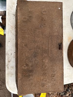 A vintage tool box - darlington