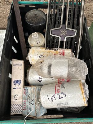 A box of tractor filters