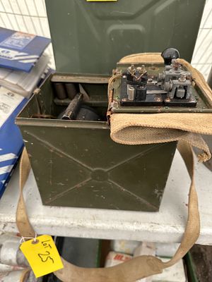 A morse code military optical telegraph