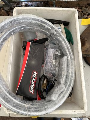 A box of spares for a Honda 175