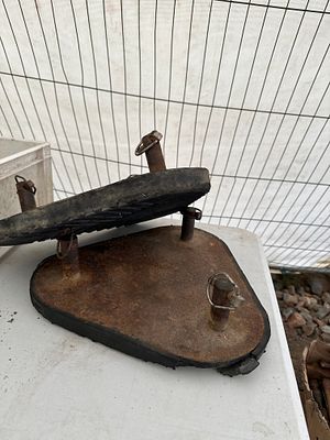 Street pads for Terex 860 digger