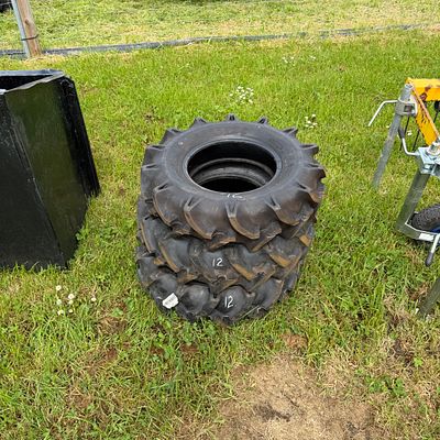 3 x compact tractor tyres (brand new 7 x 12(