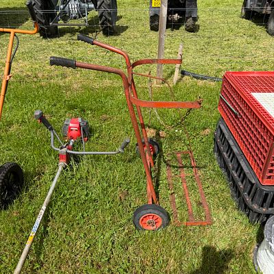 Gas bottle trolley