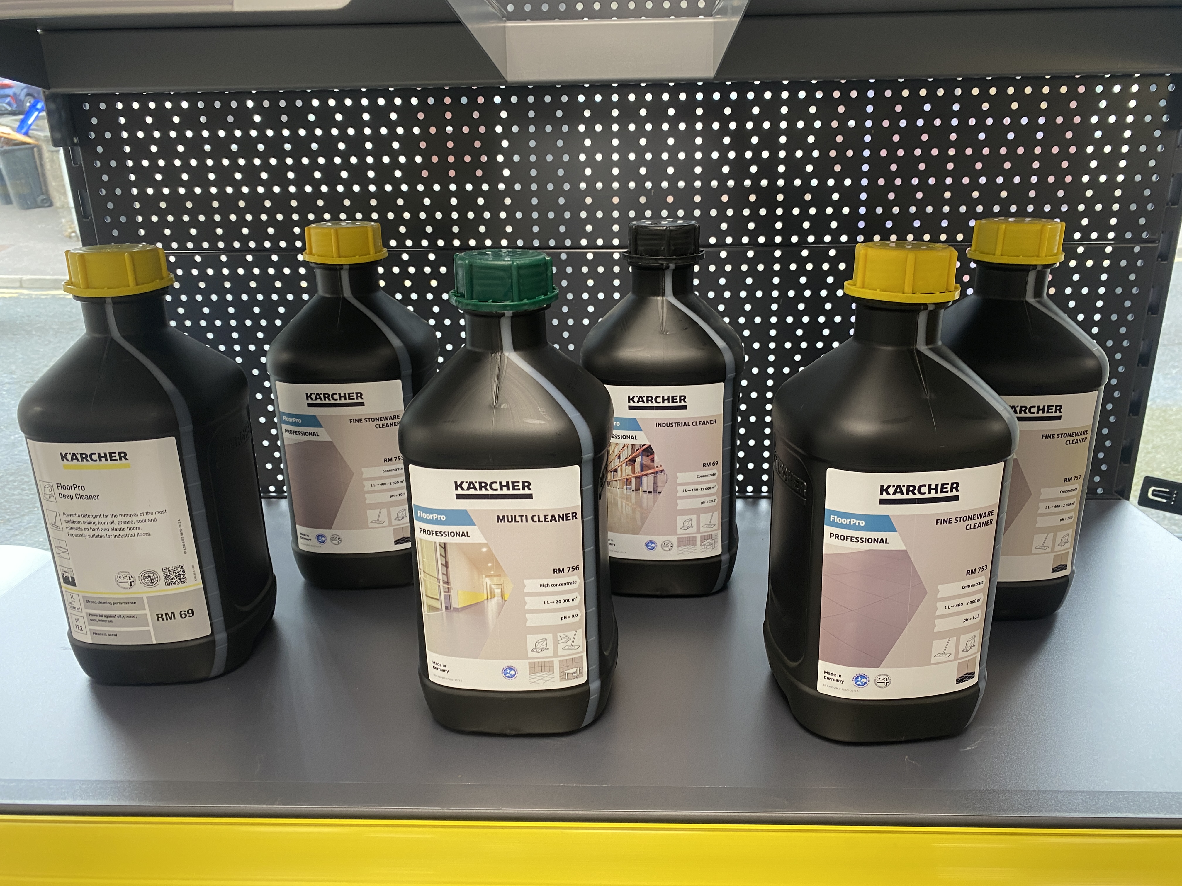 * An Assortment of Karcher FloorPro Professional Industrial Floor Cleaning Concentrates