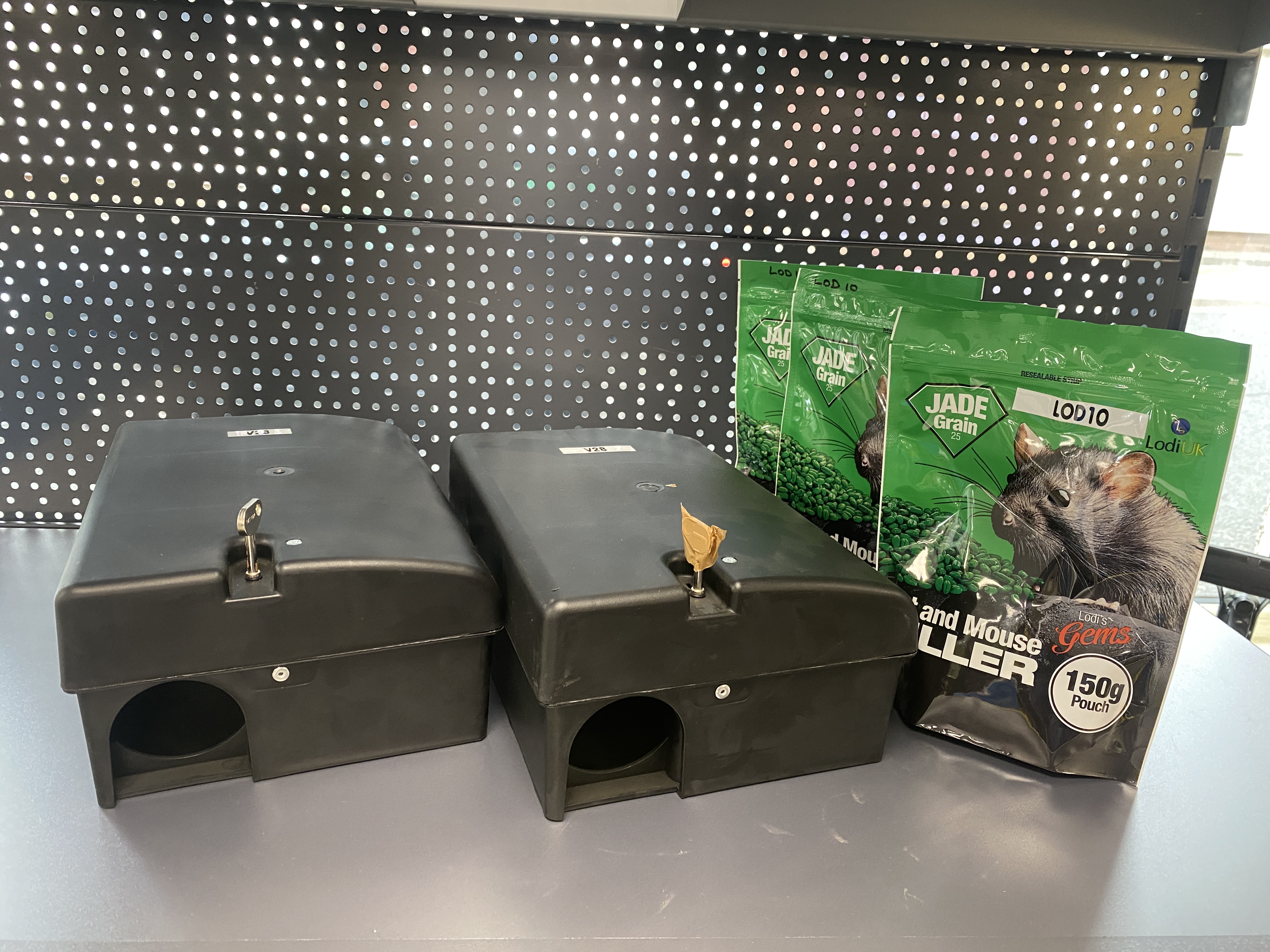 * Two Professional Rodent Bait Stations