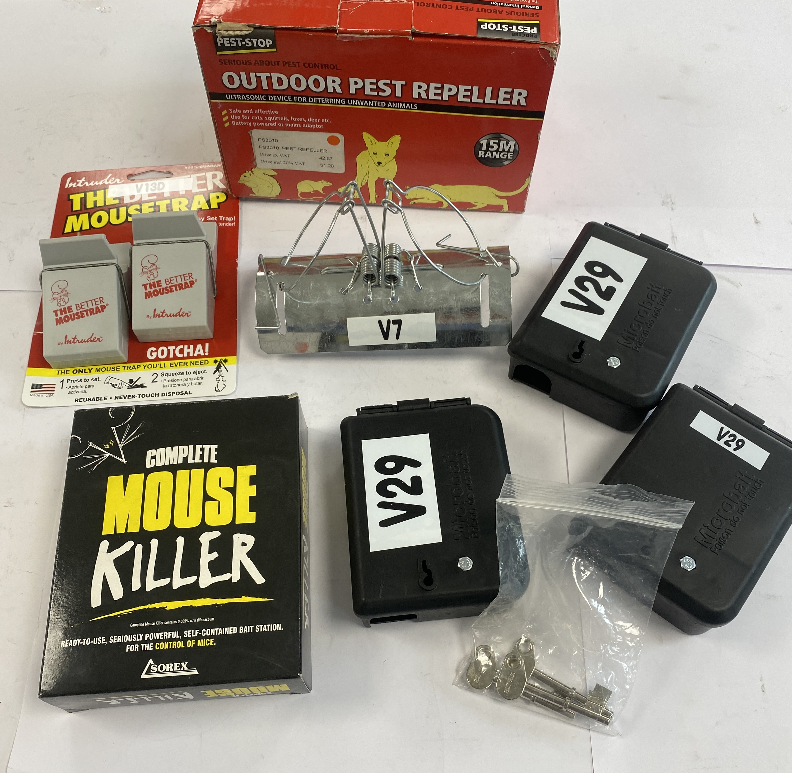 * An Assortment of Pest Control Equipment Including Pest-Stop Intruder and Sorex