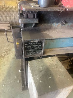 *. Kingsland 60XA metal worker. Three phase. With assortment of dies